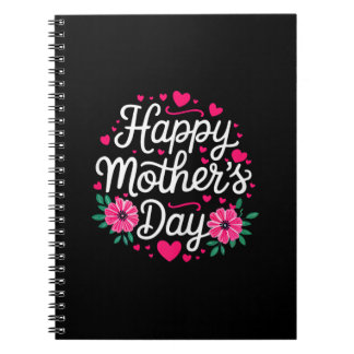 Caderno Espiral Happy Mother's Day Shirt Women Mom Grandma Mothers