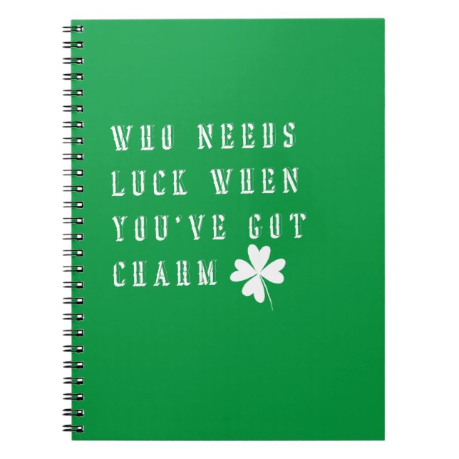 Caderno Espiral Happy St Patricks Day (Frente)