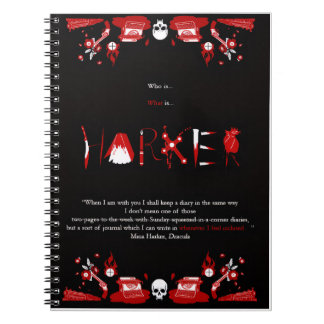 Caderno Espiral Harker - Mina Notebook