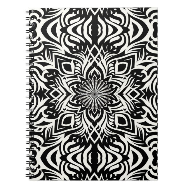 Caderno Espiral Harmonia B&W (Frente)