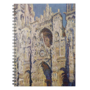 Caderno Espiral Harmonia em Blau e Dourado Claude Monet