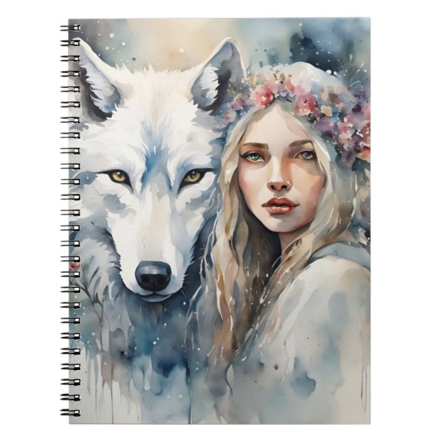 Caderno Espiral Harmonia Mítica da Natureza (Frente)