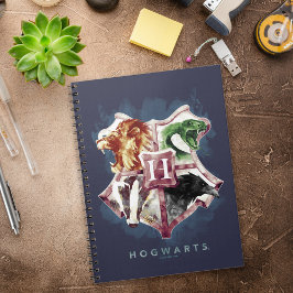 Caderno Espiral Harry Potter | Brasão de HOGWARTS™ Aquarela