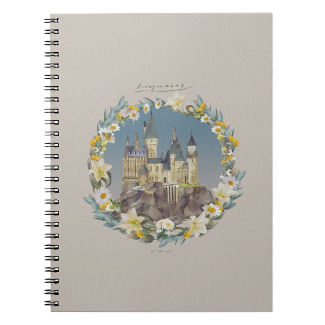 CADERNO ESPIRAL HARRY POTTER™ | CASTELO HOGWARTS™ (Frente)