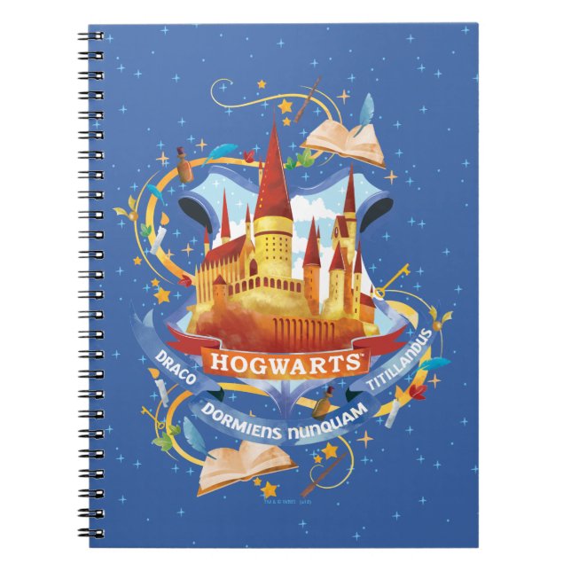 Caderno Espiral Harry Potter | Charming HOGWARTS™ Castle (Frente)