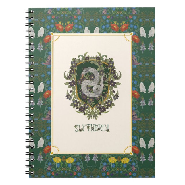 Caderno Espiral HARRY POTTER™ | Derrame SLYTHERIN™ (Frente)