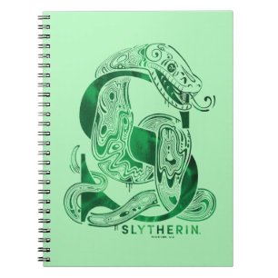 Caderno Espiral Harry Potter   Gráfico Aguamenti SLYTHERIN™