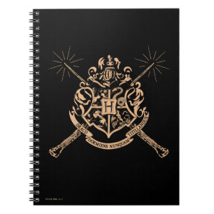Caderno Espiral Harry Potter   Hogwarts Crest