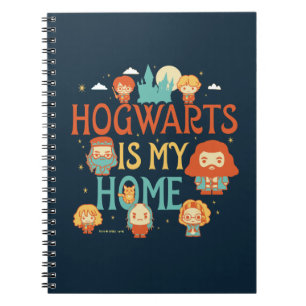 CADERNO ESPIRAL HARRY POTTER™   HOGWARTS™ É MINHA CASA