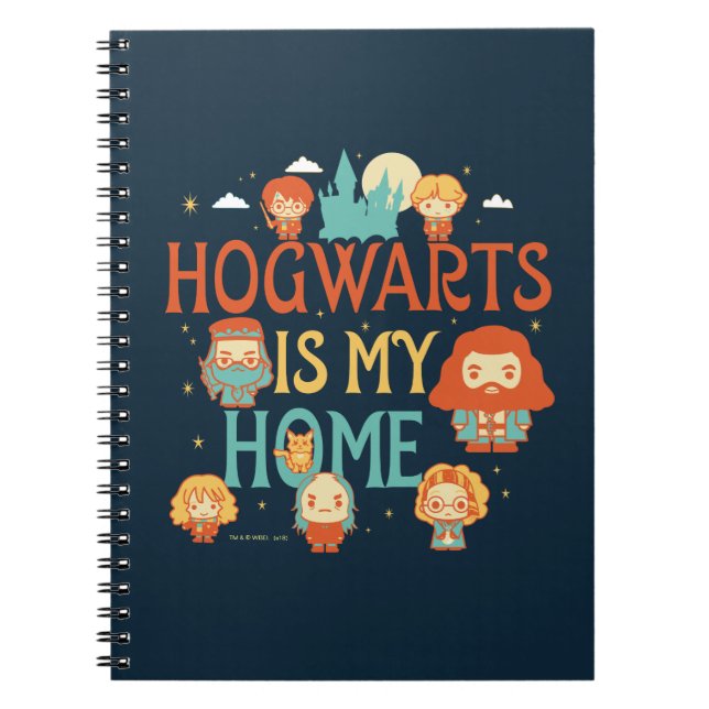 CADERNO ESPIRAL HARRY POTTER™ | HOGWARTS™ É MINHA CASA (Frente)