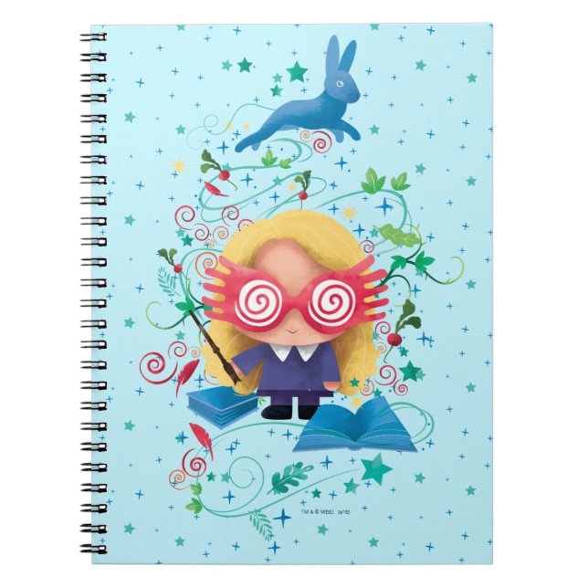 Caderno Espiral Harry Potter | Luna Lovegood Gráfico (Frente)