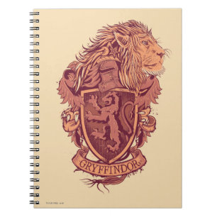 Caderno Espiral Harry Potter   Paixão De Leão Gryffindor