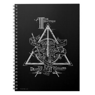 Caderno Espiral Harry Potter Spell   FEIRAS MORTAS