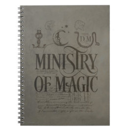 Caderno Espiral Harry Potter Spell | MINISTÉRIO DA MÁGICA