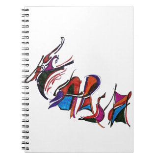 Caderno Espiral HARSH Custom Art calligraphy