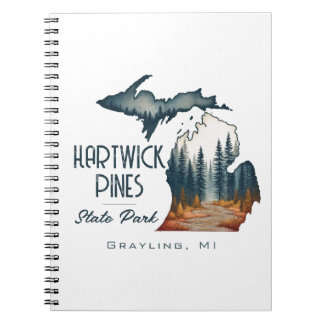 Caderno Espiral Hartwick Pines State Park Souvenir Gift
