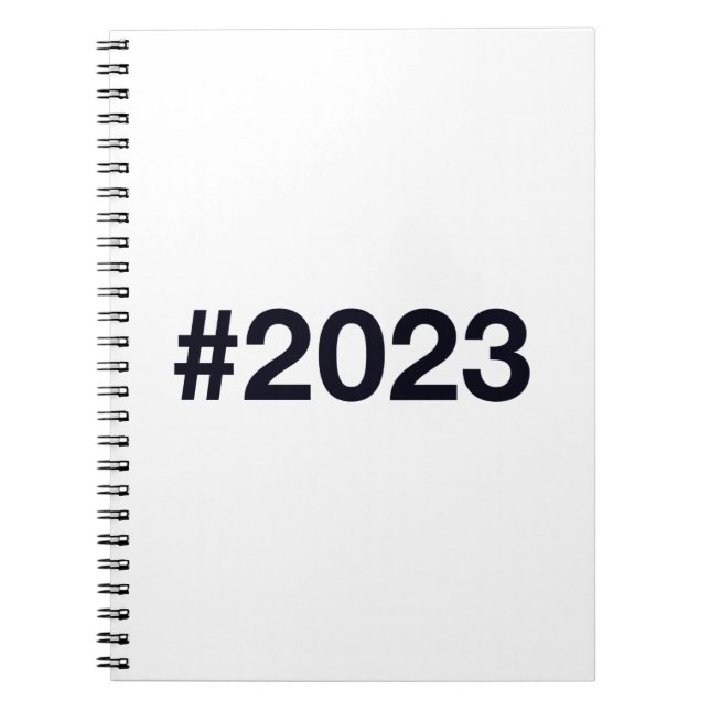 Caderno Espiral Hashtag 2023 (Frente)