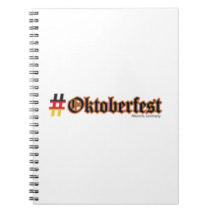 Caderno Espiral Hashtag Oktoberfest