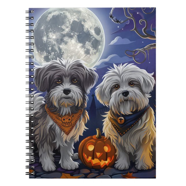 Caderno Espiral Havanese Halloween Spooky (Frente)