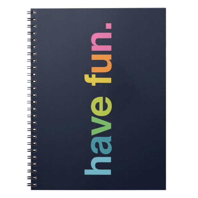 Caderno Espiral Have fun (Frente)