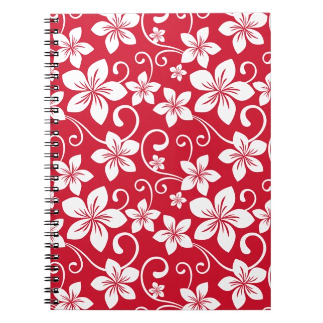 CADERNO ESPIRAL HAWAII AZUL (VERMELHO) (Frente)