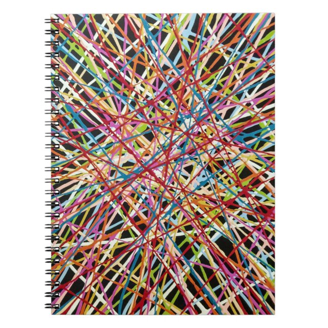 Caderno Espiral Haystack no notebook vermelho (Frente)