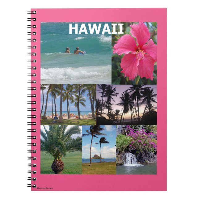 Caderno Espiral Heavenly Hawaii (Frente)