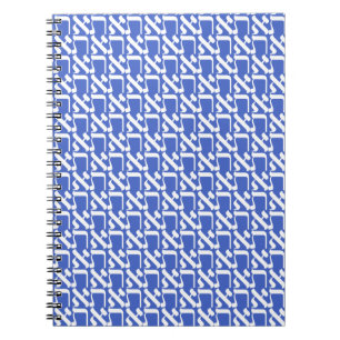 Caderno Espiral Hebraico Aleph Tav White