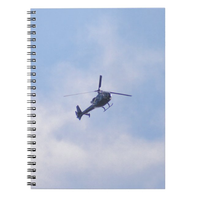 Caderno Espiral Helicóptero Gazelle (Frente)