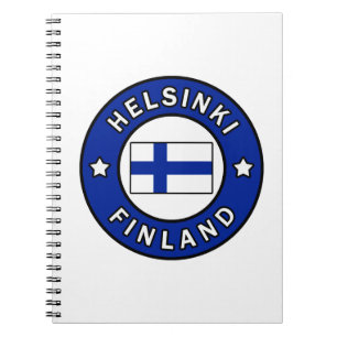 Caderno Espiral Helsínquia Finlândia