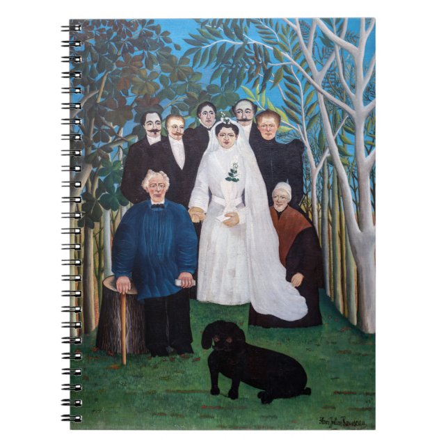 Caderno Espiral Henri Rousseau - A Festa de casamento (Frente)