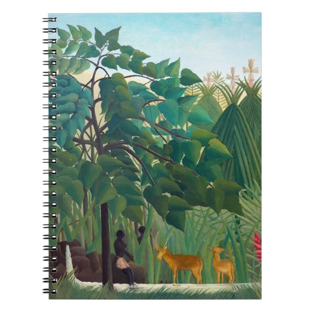 Caderno Espiral Henri Rousseau - A Quebra d'Água (Frente)