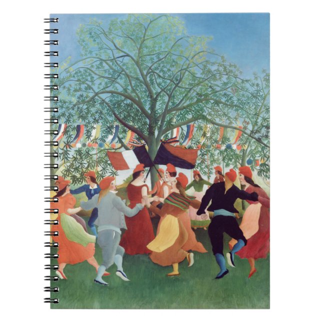 Caderno Espiral Henri Rousseau é um Centenário da Independência (Frente)