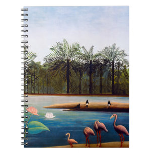 Caderno Espiral Henri Rousseau - Os Flamingos
