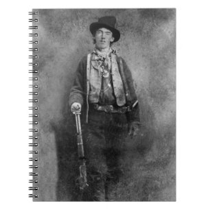 Caderno Espiral Henry McCarty, Billy the Outlaw Kid do Velho Oeste