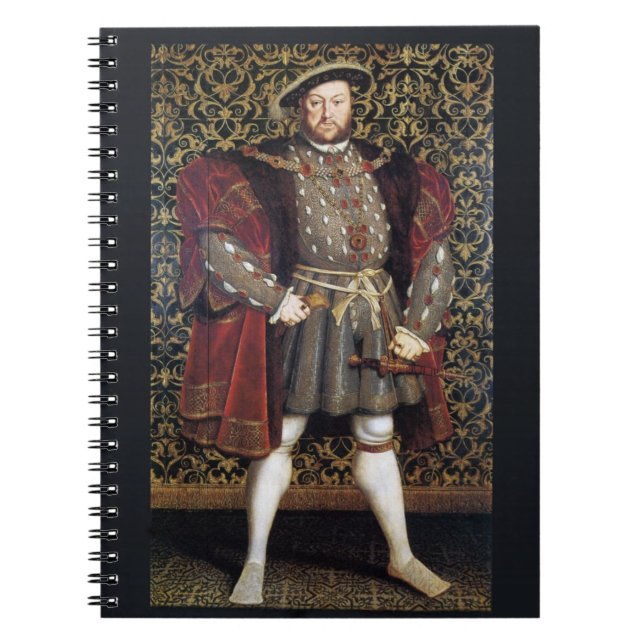 Caderno Espiral Henry VIII Retrato (Frente)