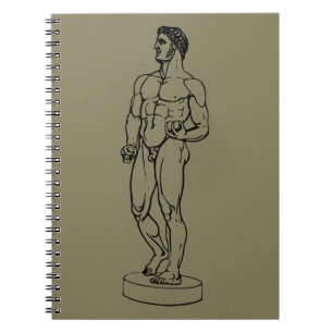 Caderno Espiral heráculos, hercules, mitologia, grego, atalanta, f