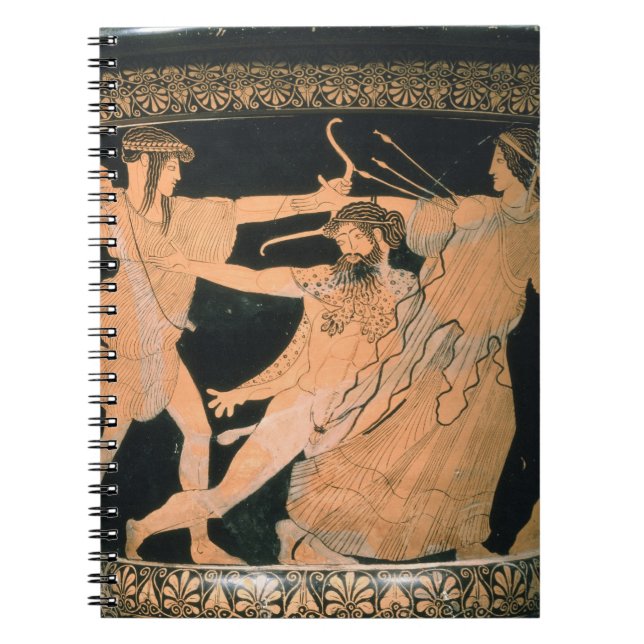 Caderno Espiral Herakles que esforça-se, detalhe de um sótão (Frente)
