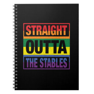Caderno Espiral Hetero De Arte De Cavalo Fora Dos Estáveis