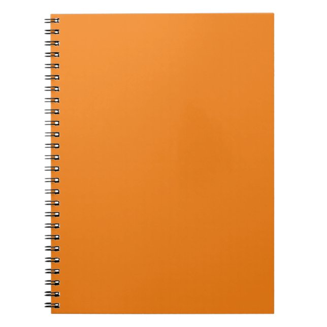 Caderno Espiral Hex #F17F17 (Frente)