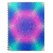 Hexágonos Holográficos de Escala de Sereia Rosa a