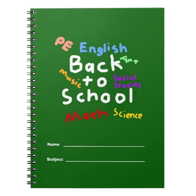 Caderno Espiral HI54EDU De Volta À Escola (Frente)