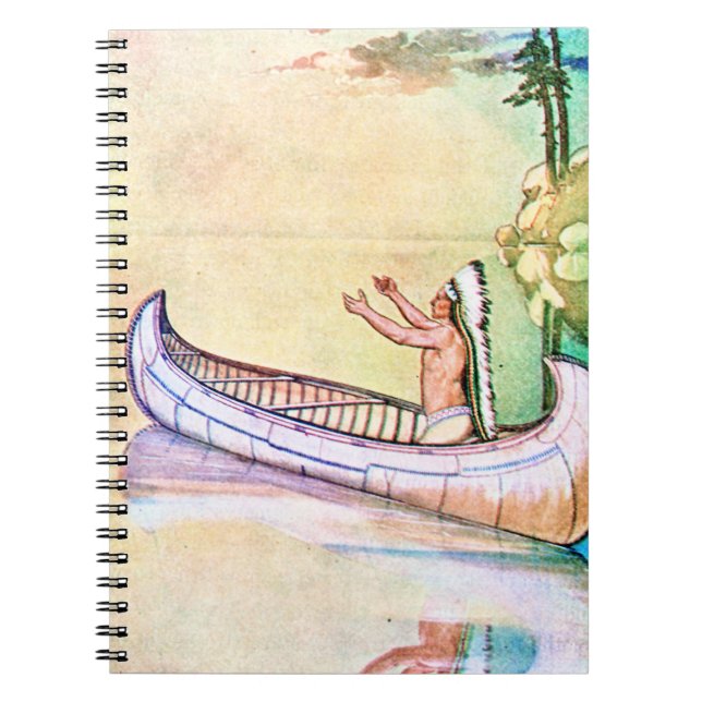 Caderno Espiral Hiawatha Magic Canoé (Frente)