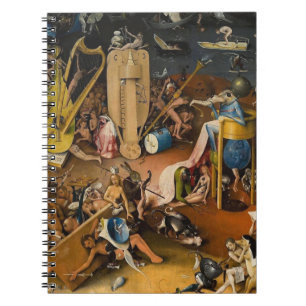 Caderno Espiral Hieronymus Bosch - O Jardim do Inferno