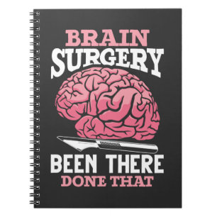 Caderno Espiral Hillarie Cirurgia Cerebral Médica Dizendo