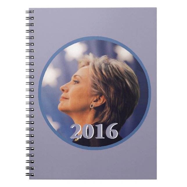 Caderno Espiral Hillary 2016 (Frente)
