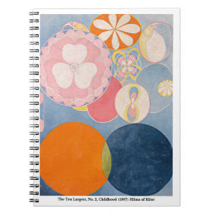 Caderno Espiral Hilma af Klint abstrato art