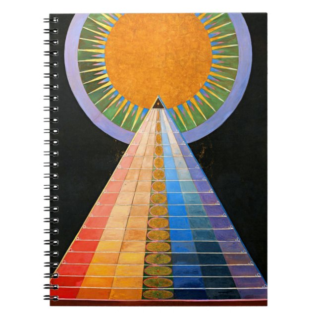 Caderno Espiral Hilma Af Klint Altarpeça n.o 1 (Frente)