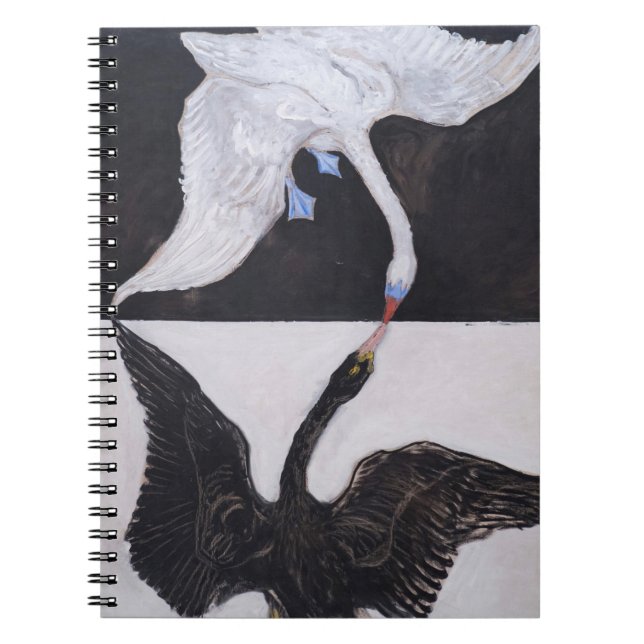 Caderno Espiral Hilma af Klint Group IX SUW O Cisne (Frente)