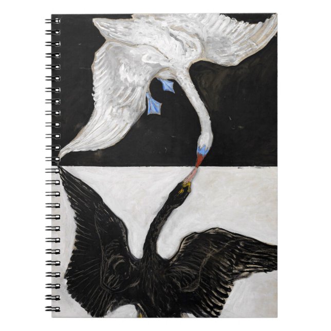 Caderno Espiral Hilma Af Klint Swan N.o 1 (Frente)